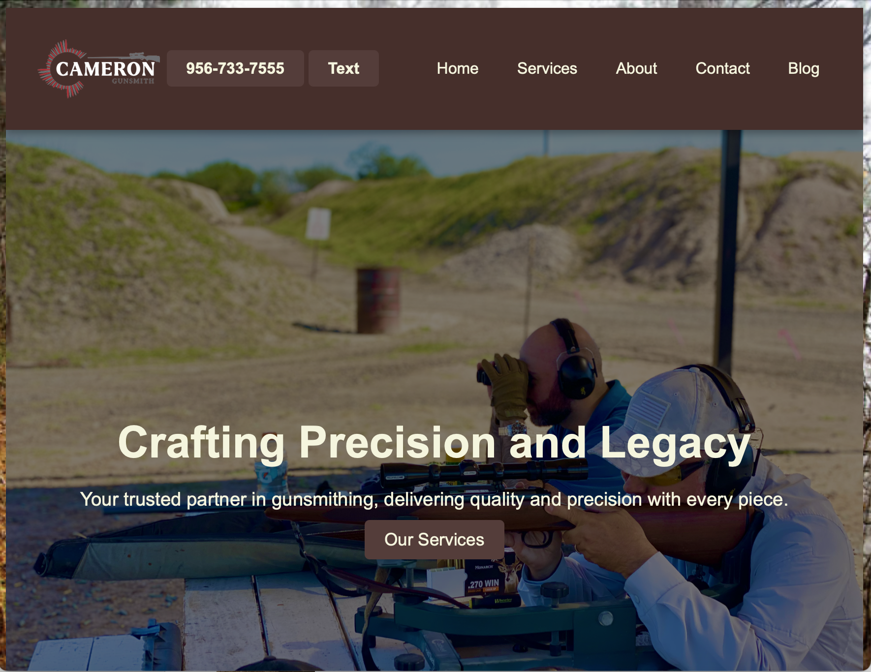 Cameron Gunsmith Website